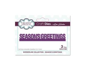 Creative Expressions - Craft Die - Borderline Seasons Greetings