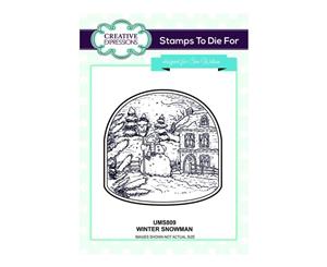 Creative Expressions Cling Stamps - Winter Snowman