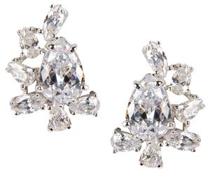 Cz By Kenneth Jay Lane Stone Studs - Transparent