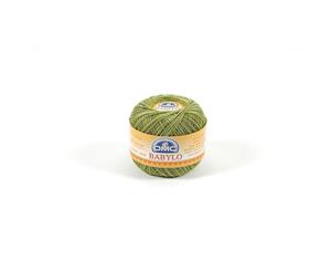 DMC Babylo 10 Crochet Cotton 50g Ball 94 Variegated Green White