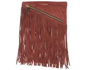 DSQUARED2 Fringe Clutch - Maroon