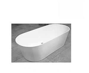 Decina Elinea Freestanding Bath 1500x750x580mm - White EL1500S