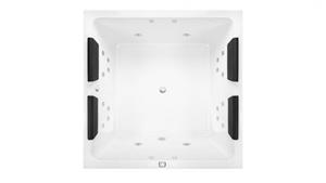 Decina Venice 1400mm Square Contour Bath