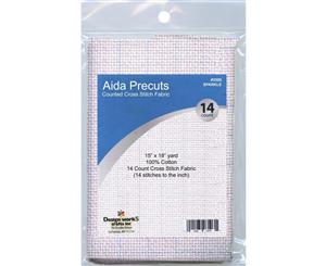 Design Works Gold Quality Aida 14 Count 15in X18in - Sparkle