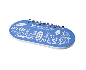 Desk-Mate Capsule Notebook (Frosted Blue/Solid Black) - PF2824