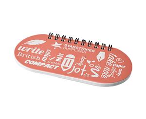 Desk-Mate Capsule Notebook (Orange/Solid Black) - PF2824