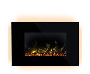 Dimplex 2000W Toluca Wall Electric Fireplace Heater w/Bluetooth Wireless Speaker