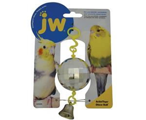 Disco Ball with Bell Plastic Toy for Small Bird by JW Insight