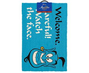 Disney Aladdin Genie 'Watch the Face' Doormat