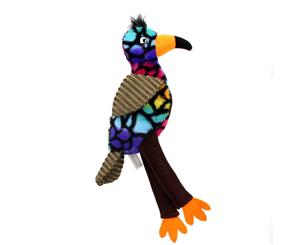 Dog Toy Carnival Parrot With Legs Furkidz 40cm Puppy Play Plush Chew Training