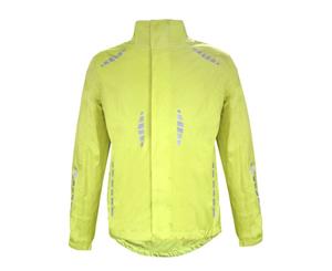 Donnay Mens Reflective Jacket Coat Top - Green