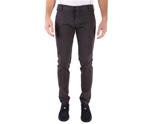 ENTRE AMIS MEN'S GREY COTTON PANTS