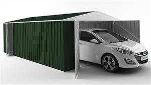 EasyShed 7530 Tall Garage Shed - Caulfield Green