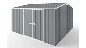 EasyShed D3838 Gable Roof Garden Shed - Armour Grey