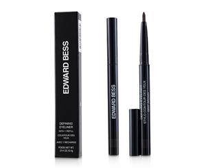 Edward Bess Defining Eyeliner With 1 Refill # 02 Deep Brown 0.4g/0.014oz