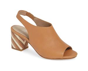 Eileen Fisher Womens Bobbi-SM Leather Open Toe Casual Slingback Sandals