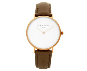 Elie Beaumont Women's 38mm Hoxton Watch - Cappuccino