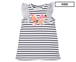 Eve's Sister Girls' Butterfly Dress - Stripe