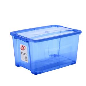 Ezy Storage 92L Blue Storage Tub