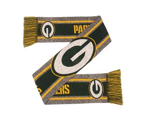 FOCO NFL Winter Scarf - GREY BIG LOGO Green Bay Packers - Multi