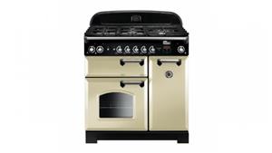 Falcon Classic 900mm Dual Fuel Freestanding Upright Cooker - Cream/Chrome