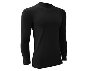 Finden & Hales Mens Sports Long Sleeve Team Baselayer Vest (Black) - RW411