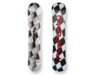 Five Forty Snowboard Shattered White Wide Camber Sidewall 155cm - Red
