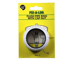 Fix-A-Tap Flush Pipe Ring With Cap Nut 50mm 2 Inch 208149 Plumbing