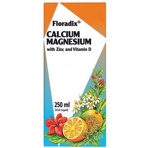 Floradix Calcium Magnesium With Zinc And Vitamin D 250ml