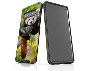 For Samsung Galaxy S10 Case Protective Back Cover Red Panda