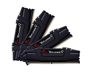 G.SKILL Ripjaws V Series Black DDR4 Desktop Memory 3200Mhz (4 x 32GB) 128GB RAM CL16F4-3200C16Q-128GVK 16-18-18-38 1.35V