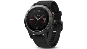 Garmin Fenix 5 GPS Watch - Slate Grey with Black Band