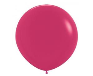 Giant 90cm Fashion Raspberry Latex Balloon - Raspberry