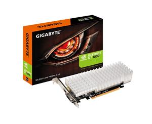 Gigabyte nVidia GeForce GT 1030 Silent 2GB PCIe Video Card 4K @ 60Hz HDMI DVI 2x Displays Single Slot Low Profile 1252/1227 MHz