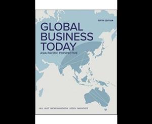 Global Business Today Asia-Pacific Perspective - 5e Pack  Shrinkwrapped Value Pack includes Connect & Learnsmart