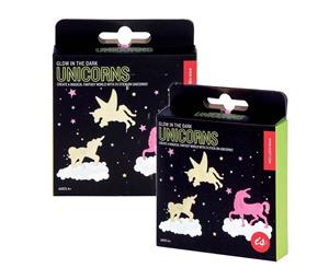 Glow-in-the-Dark Night Light Stickers Dinosaurs or Unicorns! - Unicorns