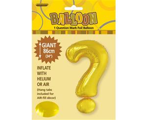 Gold  Alphabet Foil Balloon 86cm