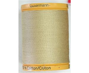 Gutermann Natural Cotton Thread 800m (876yds) #927 Burlap Beige