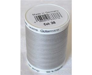 Gutermann Sew-all Thread 1000m 100% Polyester Colour 38 GREY