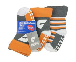 Gws Giants Infant Mascot Socks 2-Pack