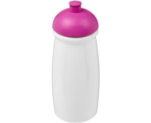 H2o Pulse 600Ml Dome Lid Sport Bottle (White/Pink) - PF2859