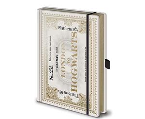 Harry Potter Ticket Premium Notebook (White) - TA272