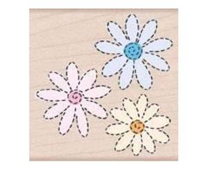 Hero Arts - Stitched Three Daisies