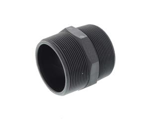 Hex Nipple 65mm BSP Plumbing Irrigation Poly Fitting Water Hansen