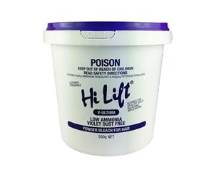 Hi Lift Powdered Bleach Blue Tub 500g Hair Colouring Colour Dye Tint Balayage