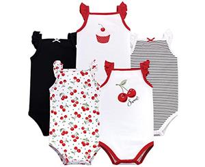 Hudson Baby Unisex Baby Sleeveless Cotton Bodysuits