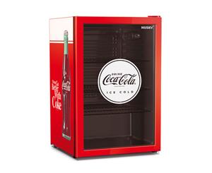 Husky 110L Coca-Cola Glass Door Bar Fridge