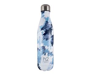 Hydro2 Double Wall Stainless Steel Water Bottle 750ml Blue Camo