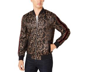 INC Mens Fall Jacquard Bomber Jacket