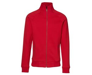 Id Mens Fitted Full Zip Fleece Jacket (Red) - ID389